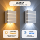 Kit 10 Luminária Arandela 3 Frisos Parede Slim
