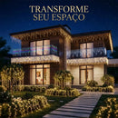 Cascata de Natal 400 Leds 10 Metros Conexão Macho E Fêmea Prova D'água Função Luzes De Natal Pisca Pisca Branco Quente