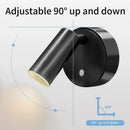 Arandela LED Magnética Recarregável com Luz Ajustável