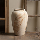 Vaso de Cerâmica Retro Elegante com Pontos Brancos