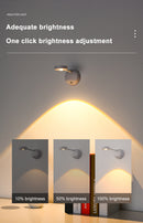 Luz noturna com sensor de movimento, sem fio, usb, led para cozinha, quarto, mur
