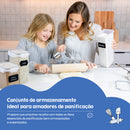Conjunto de 200/1400/2000/12800 ml: 15 potes herméticos para armazenamento