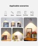 Luz noturna com sensor de movimento, sem fio, usb, led para cozinha, quarto, mur