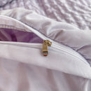 Conjunto de cama de renda coreana seersucker