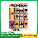 Conjunto de 200/1400/2000/12800 ml: 15 potes herméticos para armazenamento