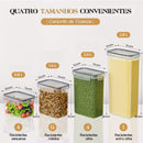 Conjunto de 200/1400/2000/12800 ml: 15 potes herméticos para armazenamento